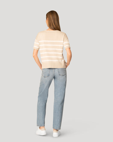 Stripe Crystal Detail Sweater