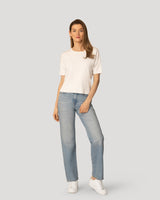 Textured Short Sleeve Sweater