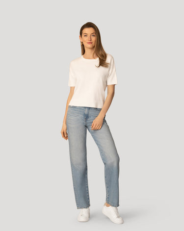 Textured Short Sleeve Sweater