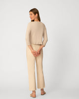 Ruffle Hem Button Cardigan