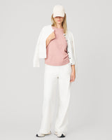 Textured Heart & Bow Crewneck Sweater