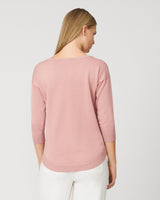 Textured Heart & Bow Crewneck Sweater