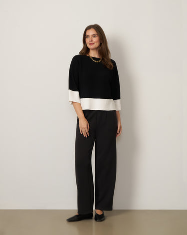 Colorblock Dolman Sweater