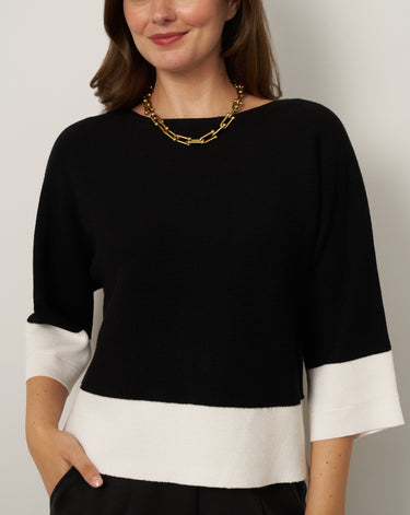 Colorblock Dolman Sweater