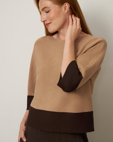 Colorblock Dolman Sweater