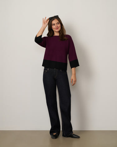 Colorblock Dolman Sweater