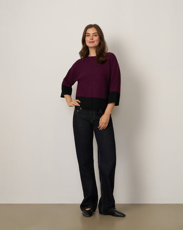 Colorblock Dolman Sweater