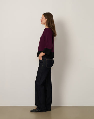 Colorblock Dolman Sweater