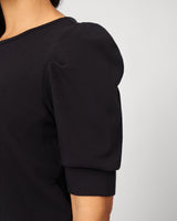 Puff Sleeve Crewneck Top
