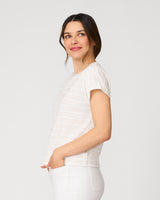 Striped Crewneck Relaxed Tee