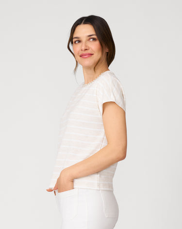 Striped Crewneck Relaxed Tee