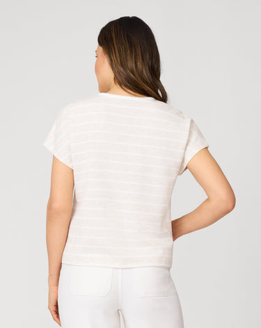 Striped Crewneck Relaxed Tee