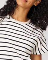 Striped Crewneck Relaxed Tee