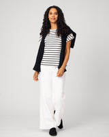 Striped Crewneck Relaxed Tee