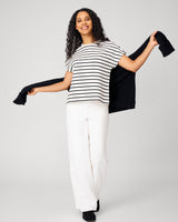 High Rise Flare Twill Pant