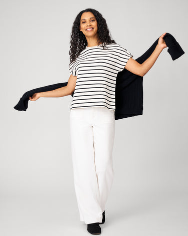 High Rise Flare Twill Pant