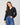 Ruffle Tie Neck Romantic Blouse Jet Black