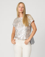 Cluster Sequin Easy Tee