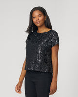 Cluster Sequin Easy Tee