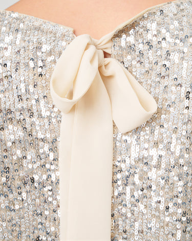 Sequin Flutter Sleeve Top