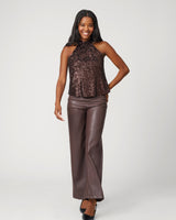 Sequin Halter Neck Top
