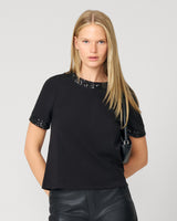 Sequin Front Scuba Back Tee