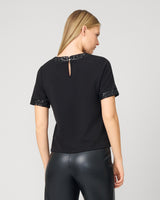 Sequin Front Scuba Back Tee