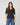 Minimalist Scuba Peplum Top Jet Black