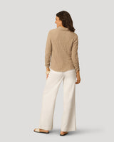 Button Front Textured Top