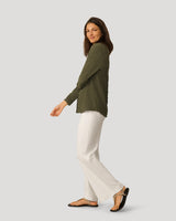 Button Front Textured Top