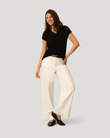 V neck Patch Pocket Tee