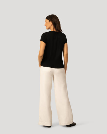 V neck Patch Pocket Tee