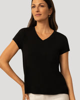 V neck Patch Pocket Tee