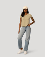 V neck Patch Pocket Tee