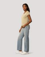 V neck Patch Pocket Tee