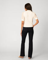 Tie Neck Top with Puff Sleeves