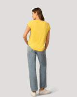 Braided Trim Crinkle Tee