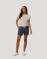 Fine Stripe Tie Bottom Top