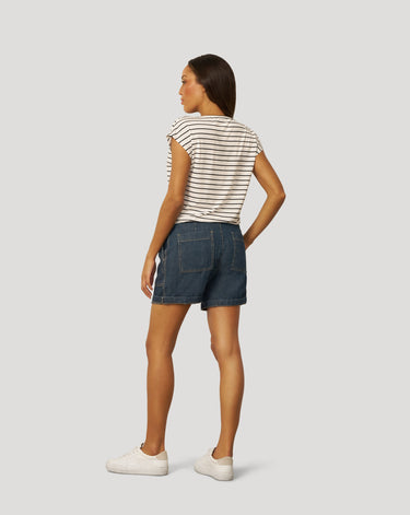 Fine Stripe Tie Bottom Top
