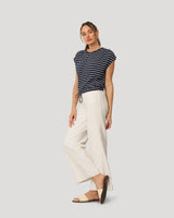 Fine Stripe Tie Bottom Top
