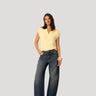 Split Neck Slub Terry Tee