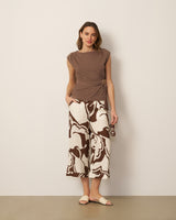 Scuba Belted Side Tie Top