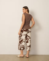 Scuba Belted Side Tie Top