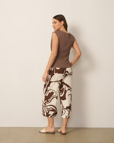 Scuba Belted Side Tie Top