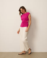 Scuba Belted Side Tie Top