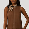 Linen Blend Sleeveless Top