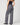 Micro Grid Wide Leg Pull On Pant
