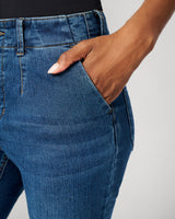 High Rise Retro Flare Jean, Deep Dark