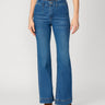 High Rise Retro Flare Jean, Medium Blue Medium Blue Wash