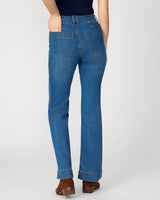 High Rise Retro Flare Jean, Medium Blue